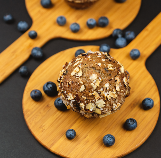 Muffins aux myrtilles à faire avec les enfants