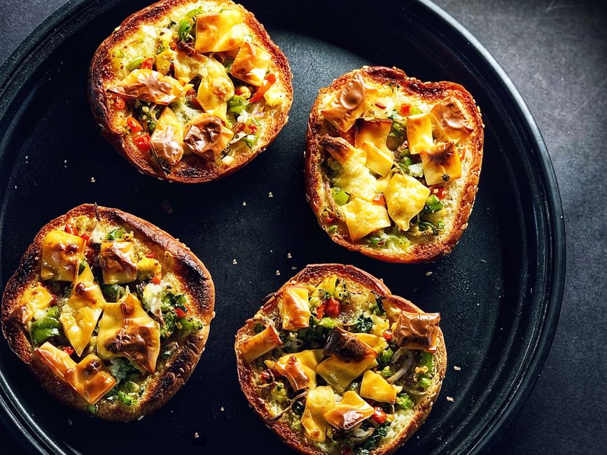Pizza au goûter : mini-pizzas sucrées à garnir