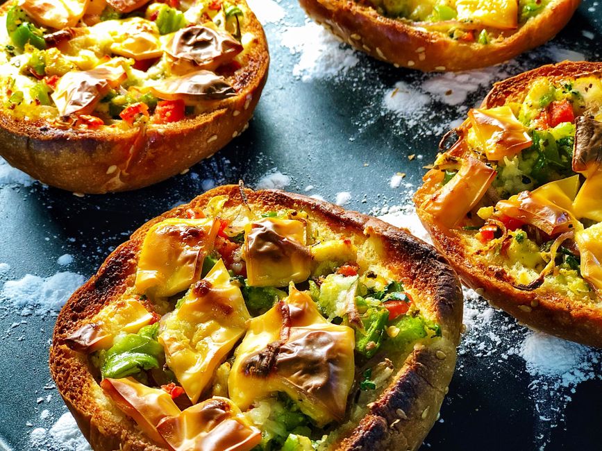 Pizza au goûter : mini-pizzas sucrées à garnir